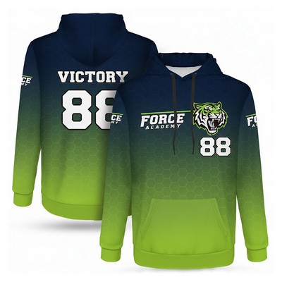 Men's Hooded Sweatshirt With Kangaroo Pocket