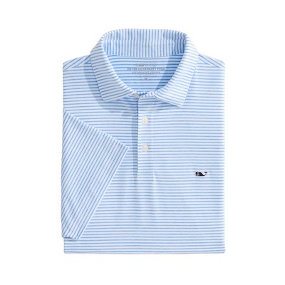Vineyard Vines Men's Bradley Stripe Signature Sankaty Polo