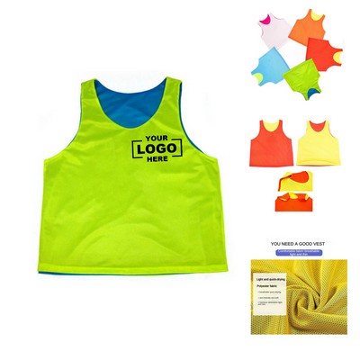 Kids Quick-Dry Polyester Mesh Athletic Training Vest