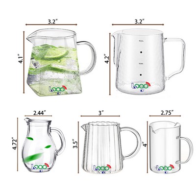 Small Glass Creamer Pitcher