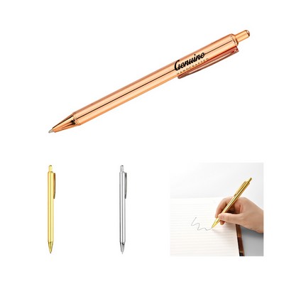 Click Activated Metal Pen