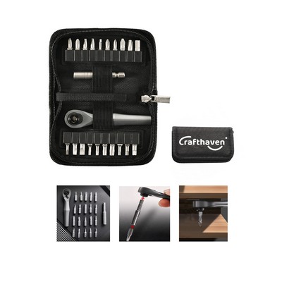22-In-1 Ratchet Screwdriver Set