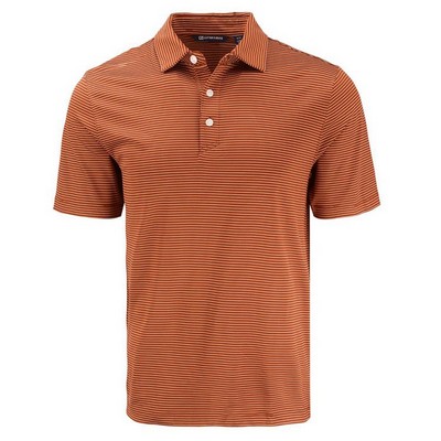 Cutter and Buck Forge Eco Fine Line Stripe Stretch Recycled Polo