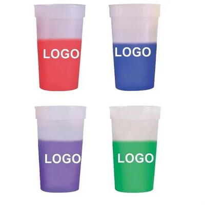 12 Oz Color Changing Stadium Cups