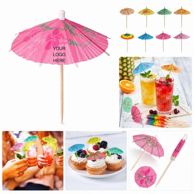 Personalized Mini Sunshade Drink Stirrers