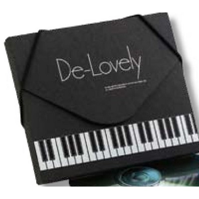 CD Jewel Case Holder w/ Elastic Closure (5 3/8"x5"x1/2")