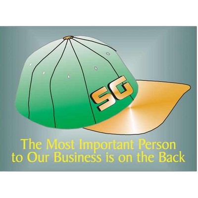 Baseball Cap Rectangle Photo Hand Mirror (2½"x3½")