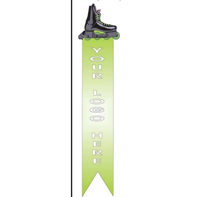 Roller Blade Bookmark w/ Black Back
