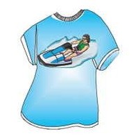 Jet Ski T-Shirt Lapel Pin