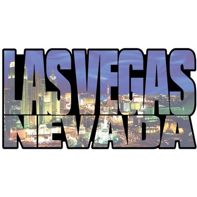 Las Vegas City Scape Maxi Magnet (12 Square Inch)