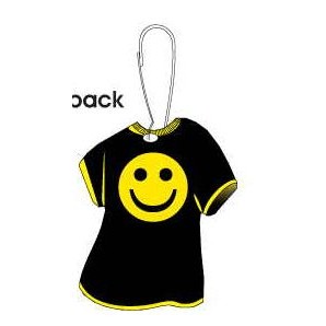 Smiley Face T-Shirt Zipper Pull