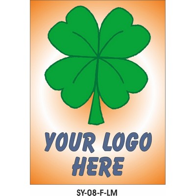 Four Leaf Clover Metal Photo Magnet (2.5"x3.5")