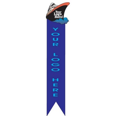 Cruise Ship Bookmark w/ Black Back