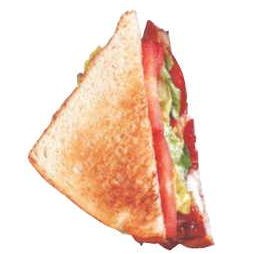 Sandwich Promotional Magnet w/ Strip Magnet (8 Square Inch)