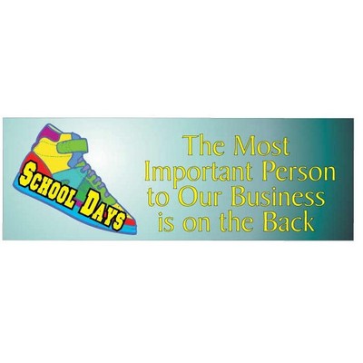 School Days Shoe Panoramic Photo Hand Mirror (1 5/8"x4 5/8")