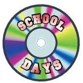 School Days Disc Lapel Pin