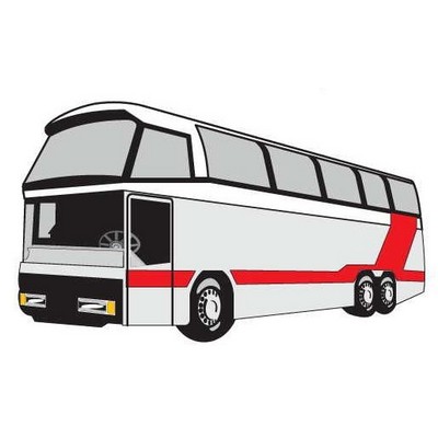 Commercial Bus Maxi Magnet (6 Square Inch)