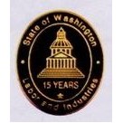 1-1/8" Imitation Cloisonne Pins, 17 Gauge