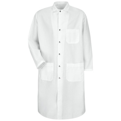 Red Kap® Snap-Front Spun Polyester Butcher Coat