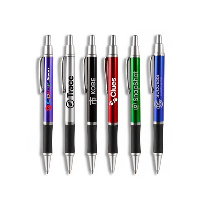Sleeker Click Pen - Silver Accents