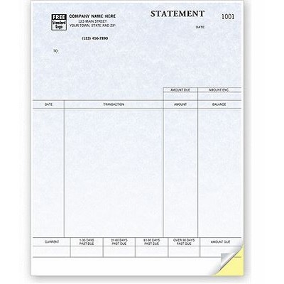 Parchment Laser Statement (2 Part)