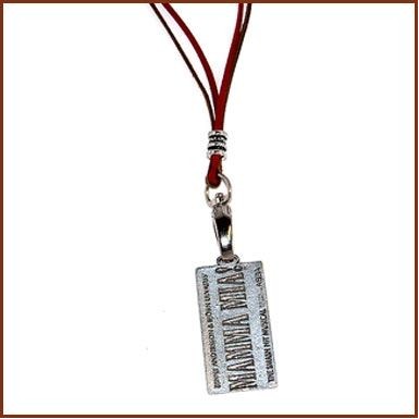 Lanyard Pewter Tag Necklace
