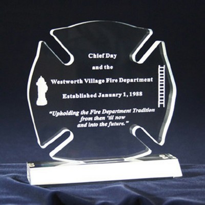 Maltese Cross Award (8"x8 3/4")