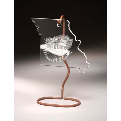 Hanging Wire States Award w/ Wire Holder