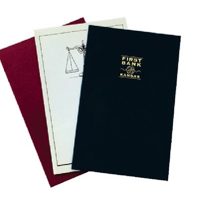 Legal Size Paper Presentation Folder w/ Glued Pocket (14" x 8-1/2" Sheet Size)