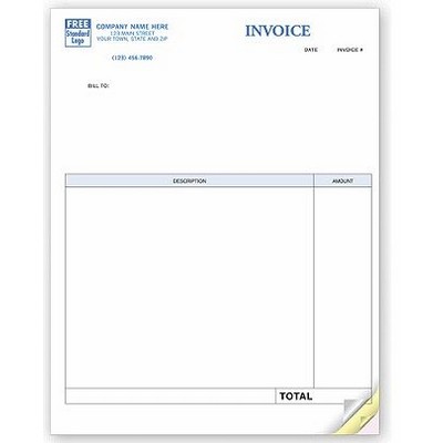 Classic Laser Profesional Invoices (3 Part)