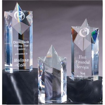 Star Pentagon Block Award - Small