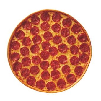 Pizza Promotional Magnet w/ Strip Magnet (10 Square Inch)