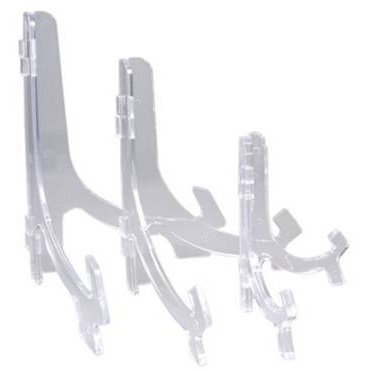 Clear Plaque Easel - Holds 8"x10" and 9"x12"