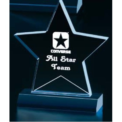 Clear Star Award (6"x6 3/4")
