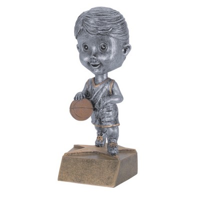 Resin Female Basketball Bobble Head