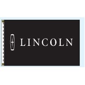 Authorized Dealer Free Flying Drape Flags (Lincoln®) (2.5' x 3.5')