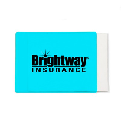 Translucent Insurance Card Case w/Two Pockets