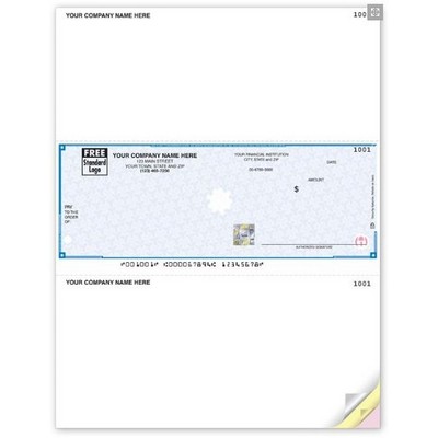 High Security Laser OCR Multipurpose Checks (1 Part)
