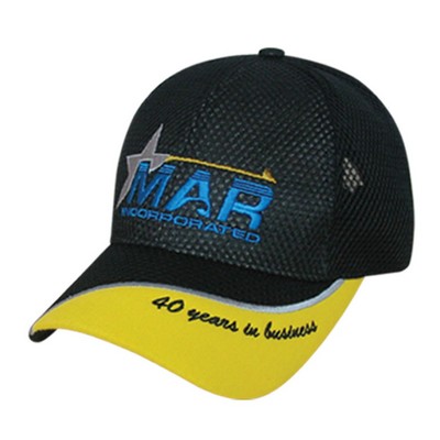 Sport Mesh Cap w/Wave Visor
