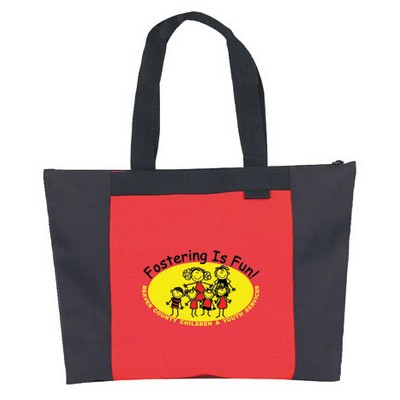 Polyester Expo Zipper Tote