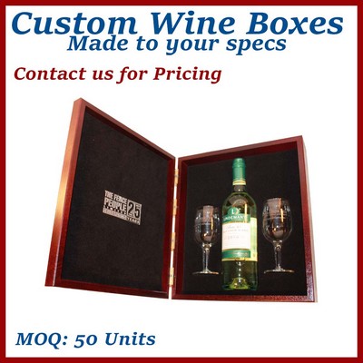 Custom Executive Presentation Wooden Box / Presentation Case - Made to Order