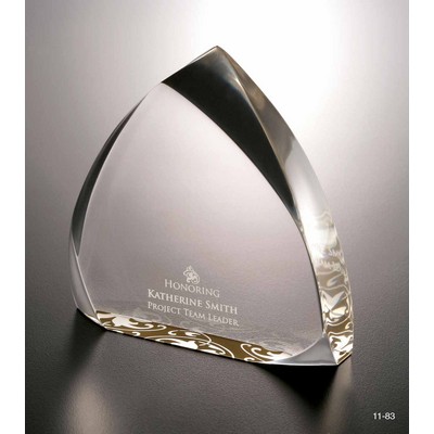 Tear Drop Lucite Award