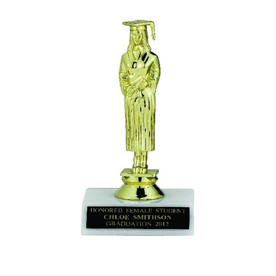 6 ½" Female Graduate Academic Trophy