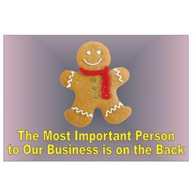 Gingerbread Man Rectangle Photo Hand Mirror (2"x3")
