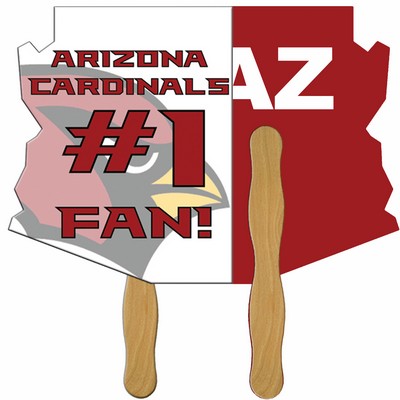 Arizona State Hand Fan Full Color (2 Sides)