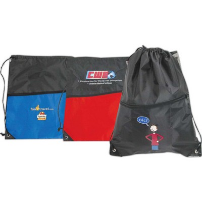 Drawstring Backpack w/Wet Pocket