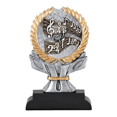 6" Music Resin Impact Series Trophy