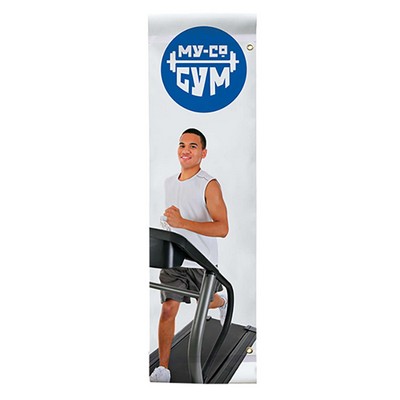 24" x 72" Vinyl Boulevard Banner Single-Sided