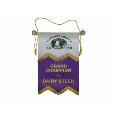 12" X 24" Banner w/Overlay