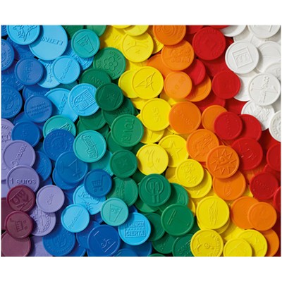 Molded / Embossed Game Tokens .91", .98", 1.14" (1.37", 1.5", 2.75" see Options)